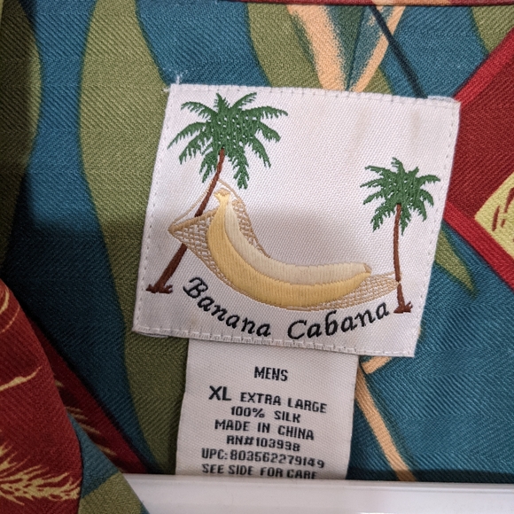 Silk Martini Print Hawaiian Shirt - Picture 3 of 3